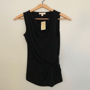 Michael Kors Black jersey top, size medium